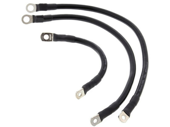 Taverner Motorsports - Battery Cables; S/Tail'84-88 Blk - ABR-79-3001-1