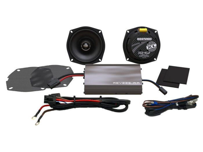 Taverner Motorsports - 2 Speaker HT XL Kit; FLH'98-13 - HT-225-SG-KIT-XL
