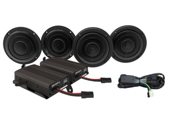 Taverner Motorsports - 4 Speaker WB Kit; FLHT'14up - HT-WILD-BOAR-ULTRA