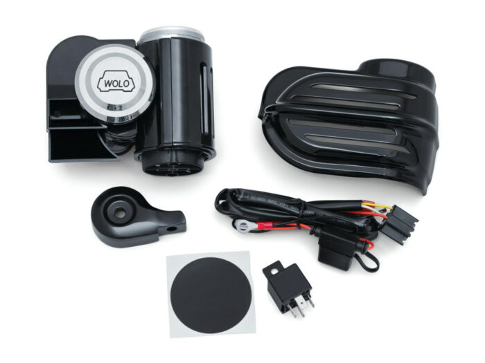 Taverner Motorsports - Air Horn; Deluxe Wolo Bad Boy Blk - K7463