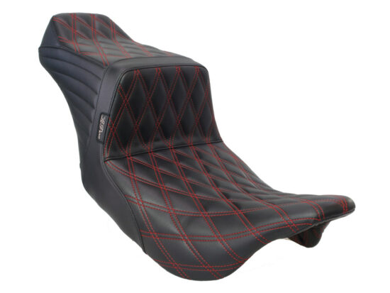 Taverner Motorsports - Seat; FLH'08-23 TailWhip Red - LP-LK-587DD-RED