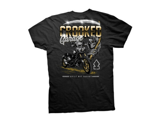 Taverner Motorsports - T-Shirt; Gold Ripper - XL