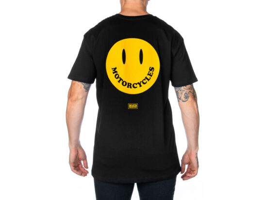 Taverner Motorsports - T-Shirt; Smiley Tee - M - Black - DC-SMILEY-M