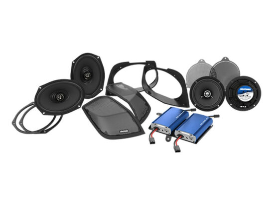 Taverner Motorsports - 4 Speaker Retro Kit; FLHX'14up & - HT-RETRO-450-4
