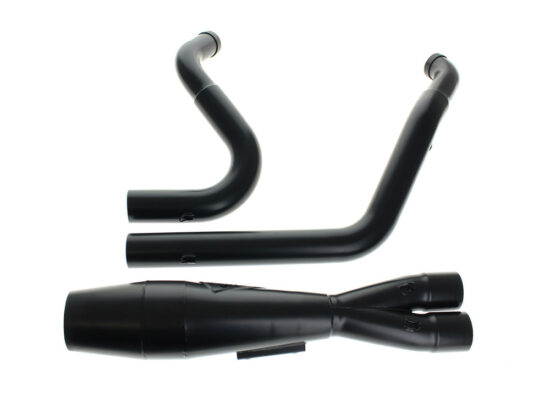 Taverner Motorsports - Exhaust; FLH'17up 2:1 Shorty Cannon - SAW-930-01088