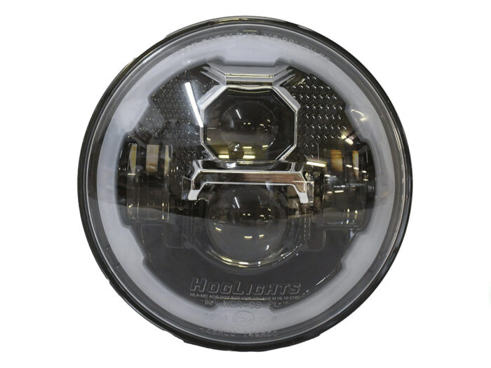 Taverner Motorsports - H/Light; 7" w/Halo 90w LED Blk HD