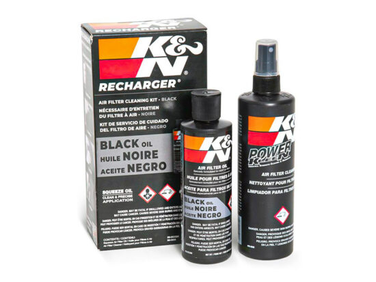 Taverner Motorsports - Recharge Service Kit; K&N Black - KN-99-5050BK